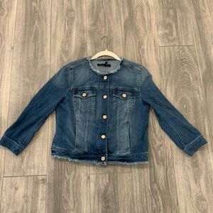 White House Black Market Denim Jacket